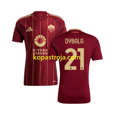 Billiga Fotbollströjor AS Roma Paulo Dybala 21 Hemma tröja 2024/25 Kortärmad